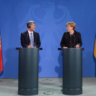 Меркель посетила Кыргызстан
