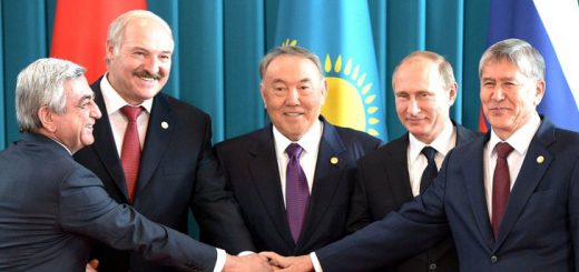 Назарбаев, Путин и Лукашенко