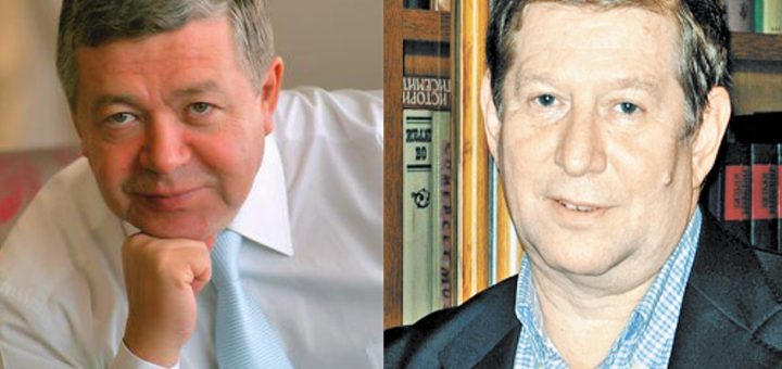 Известные экономисты Руслан Гринберг (слева) и Александр Рубинштейн (справа). Фото: Архив РГ