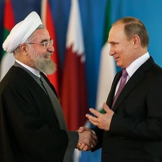 Владимир Путин и Хасан Роухани