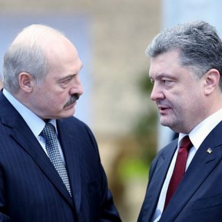 Лукашенко и Порошенко