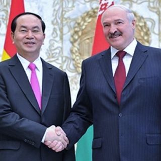 президенты Вьетнама и Белоруссии