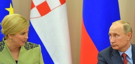 президенты Хорватии и России