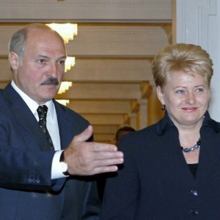 Лукашенко и Грибаускайте