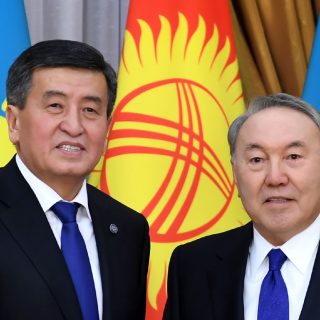 Назарбаев и Жээнбеков