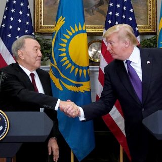 Трамп и Назарбаев