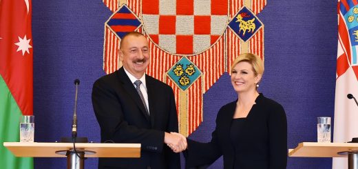 Президенты Хорватии и Азербайджана