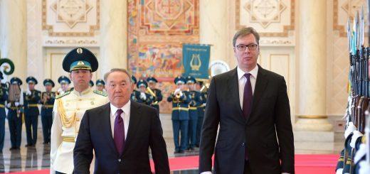 Назарбаев и Вучич