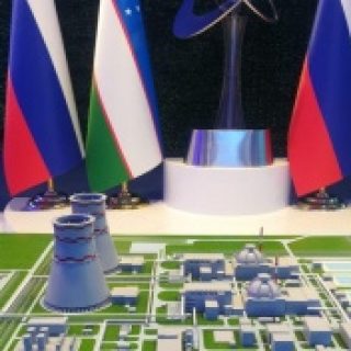 Макет АЭС в Узбекистане