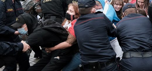 Протесты студентов в Минске