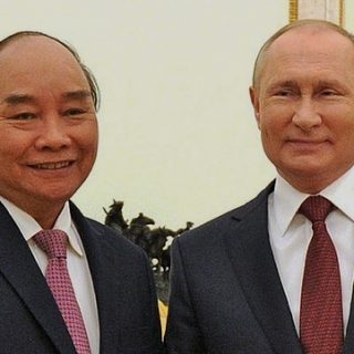 Президенты Вьетнама и России