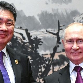 Президенты России и Монголии
