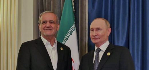 Путин и Пезешкиан