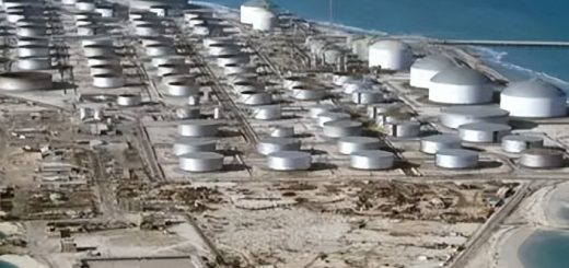 Хранилища нефти в Саудовской Аравии
