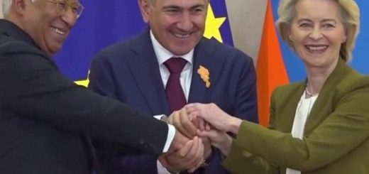 Пашинян, Кошта и фон дер Ляйен