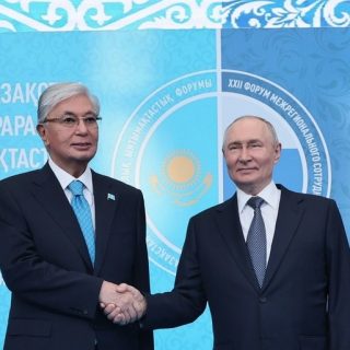 Путин и Токаев