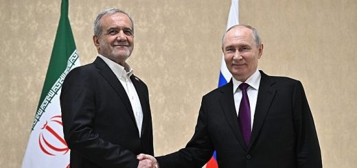 Путин и Пезешкиан
